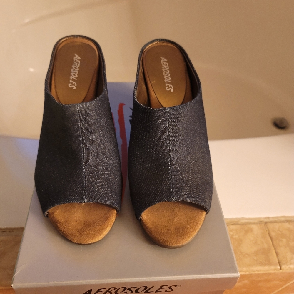 Aerosoles, Denim material,  7.5M,